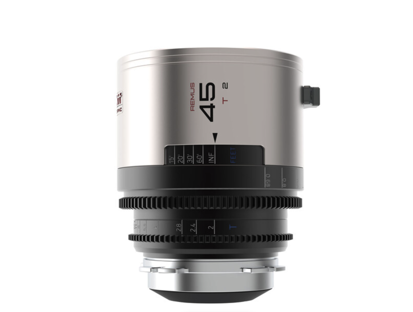 BLAZAR LENS Remus 45mm T2.0 1.5x Anamorphic Lens (ARRI PL, Silver Flare)