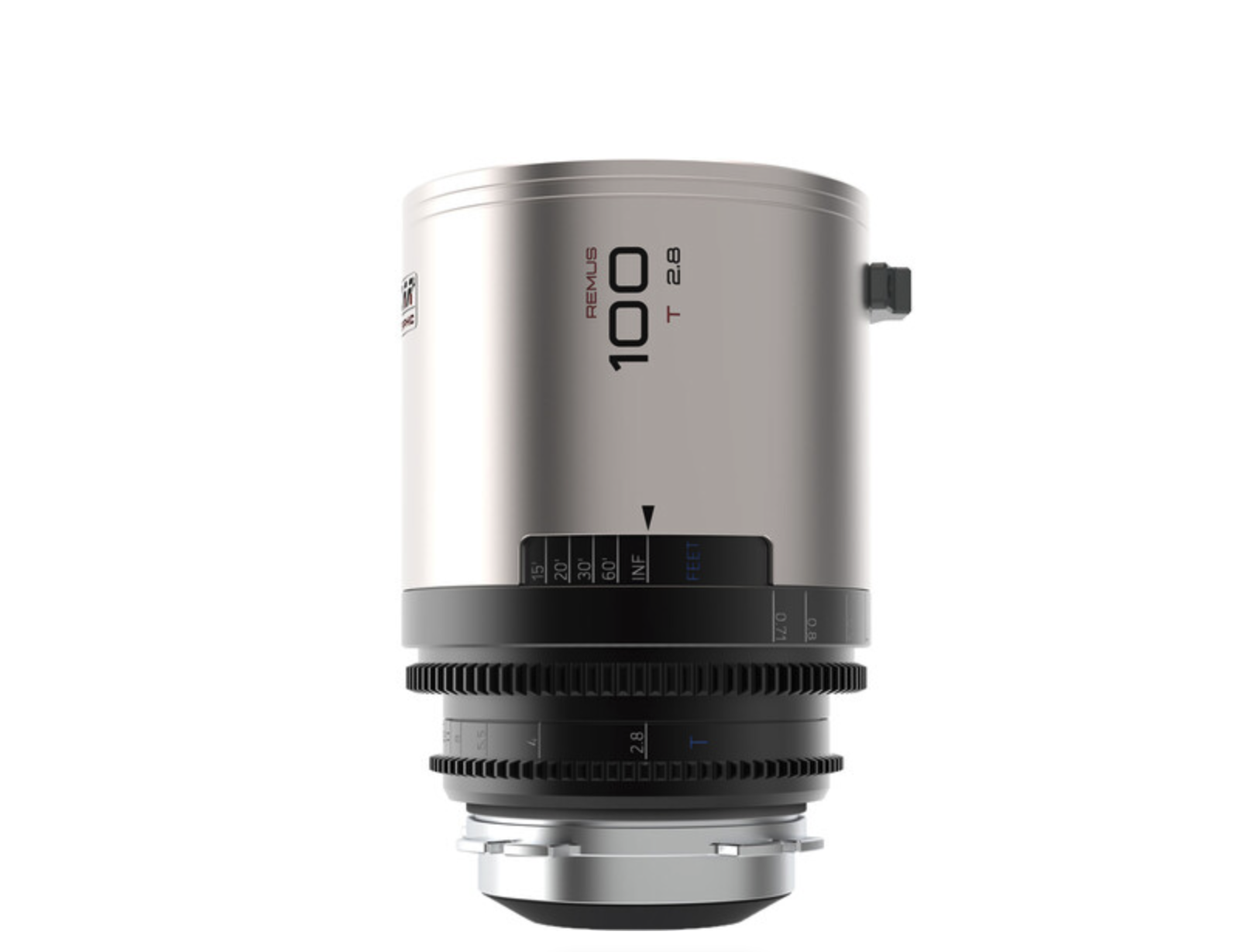 BLAZAR LENS Remus 100mm T2.8 Full-Frame 1.5x Anamorphic Lens (ARRI PL, Silver Flare)