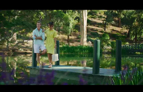 USPA Poolside Pastel Pair. lifestyle visual reference, composition and color reference.