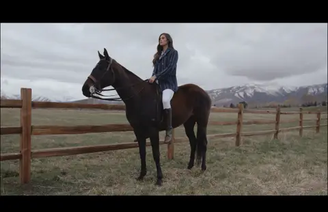 USPA Rider At Mountain Ranch. sports visual reference, composition and color reference.