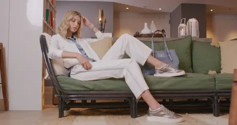 USPA Resort Lounge Silver Jacket. lifestyle visual reference, composition and color reference.