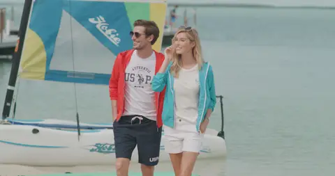 USPA Sailboat Marina Walk. marine_lifestyle visual reference, composition and color reference.