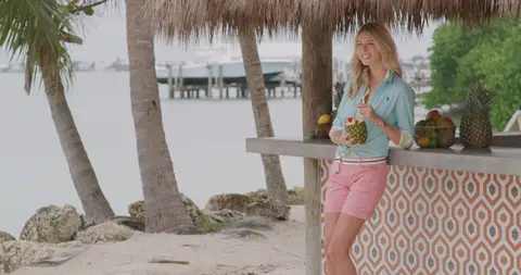 USPA Coconut Bar Resort Wide. lifestyle visual reference, composition and color reference.