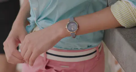 USPA Turquoise Watch Detail. product_detail visual reference, composition and color reference.