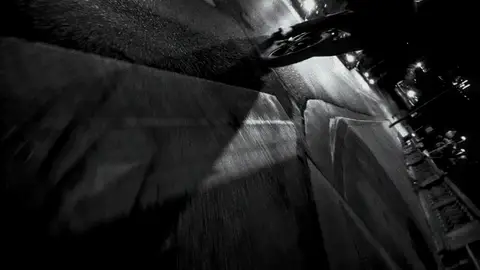 Abstract wheel and shadow detail has strong texture but is less direct as a library still.